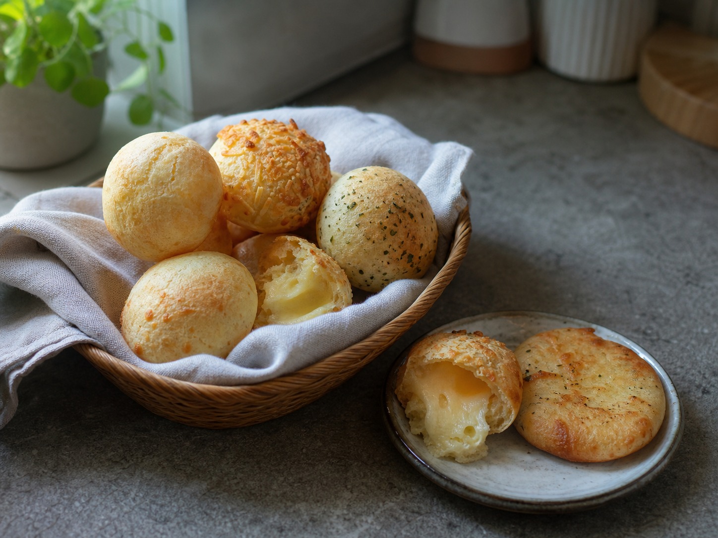 5 receitas de pão de queijo na air fryer para o lanche