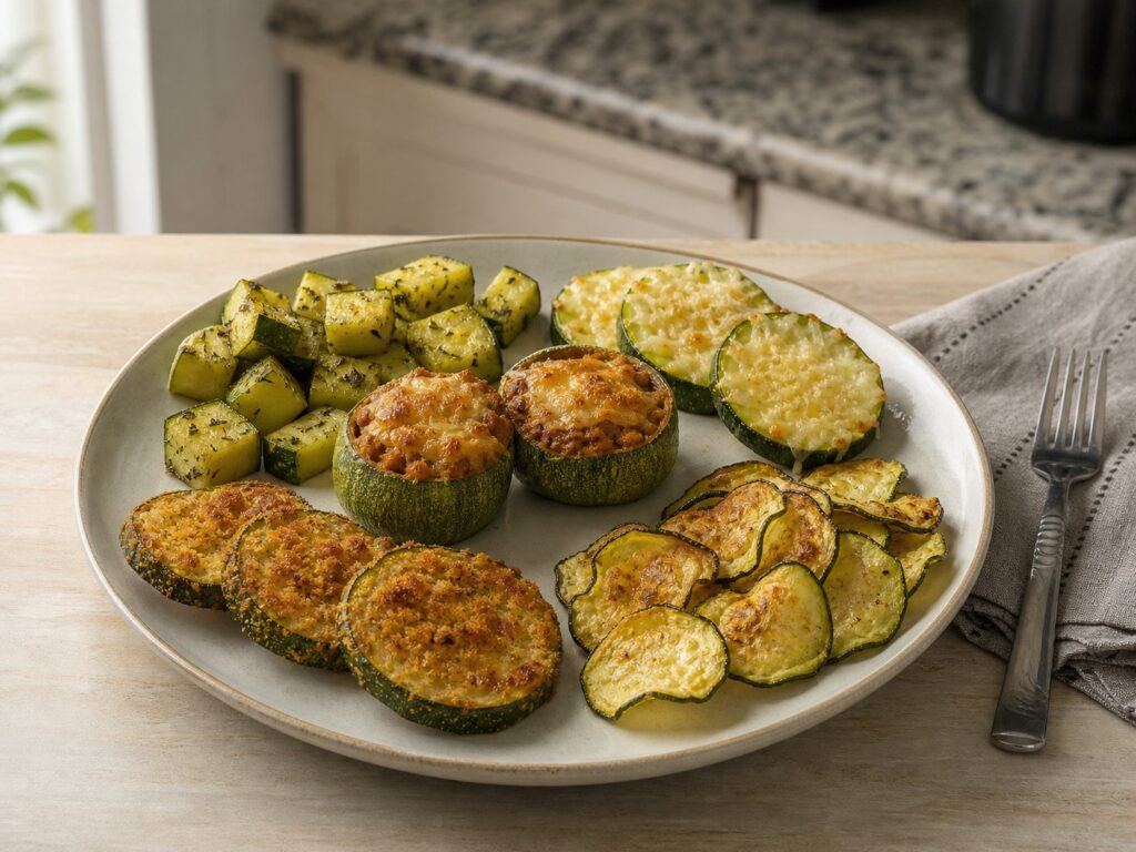 5 receitas de abobrinha na air fryer crocante
