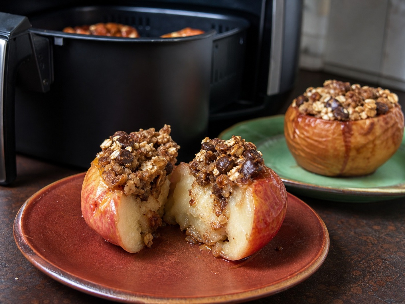 6 receitas de maçã na air fryer com canela e sabor caseiro