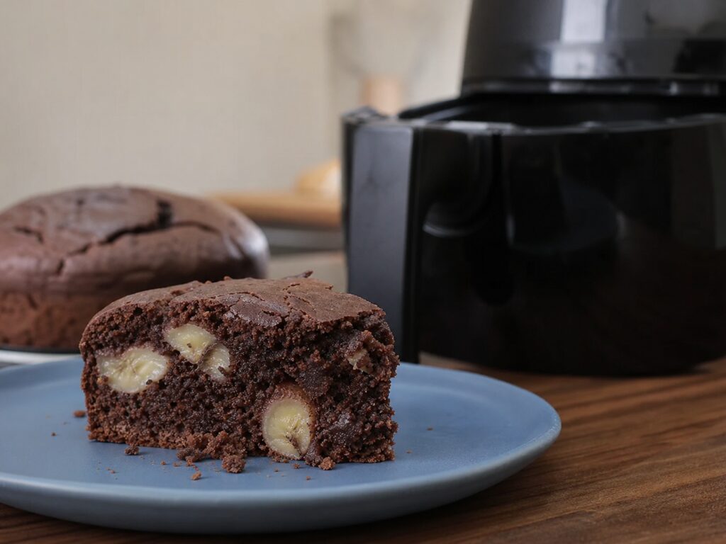 bolo de chocolate na air fryer