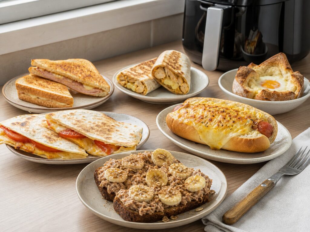 lanches rápidos na air fryer
