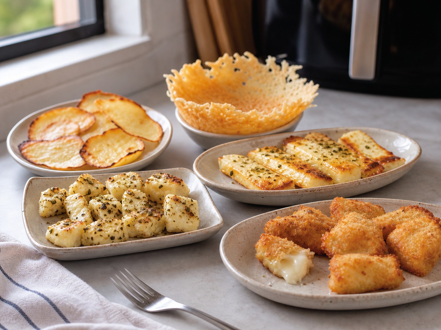 queijo na air fryer