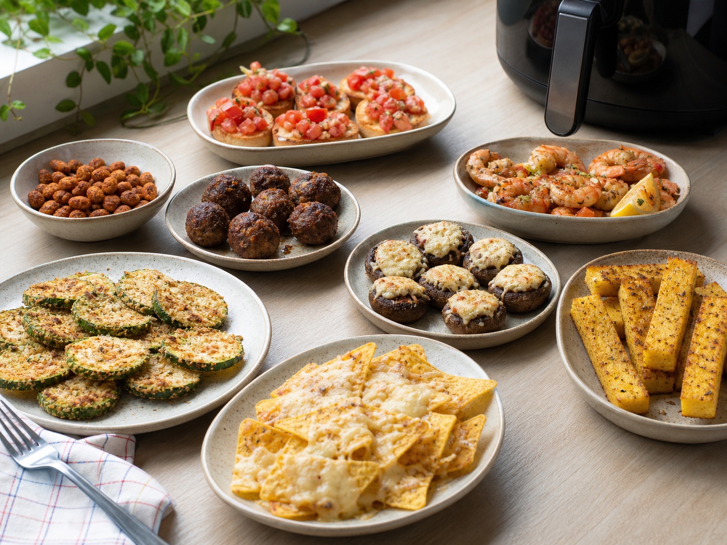 aperitivos na air fryer