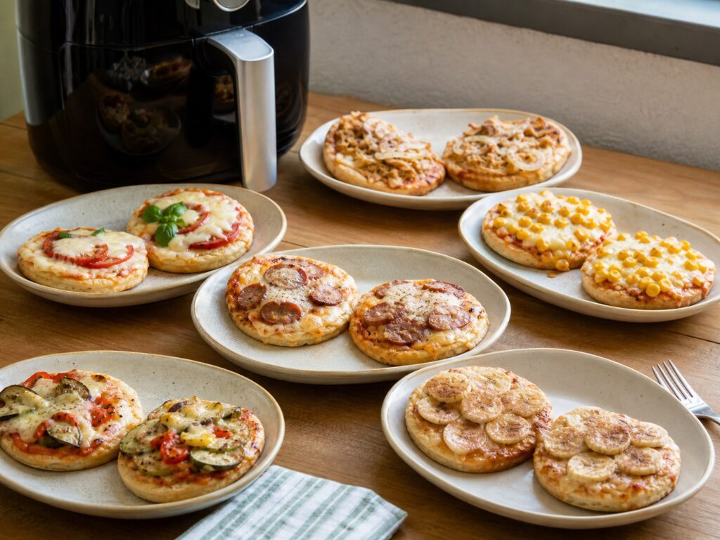 mini pizzas na air fryer