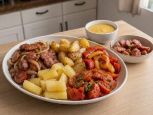 6 receitas de linguiça na air fryer para almoço ou jantar