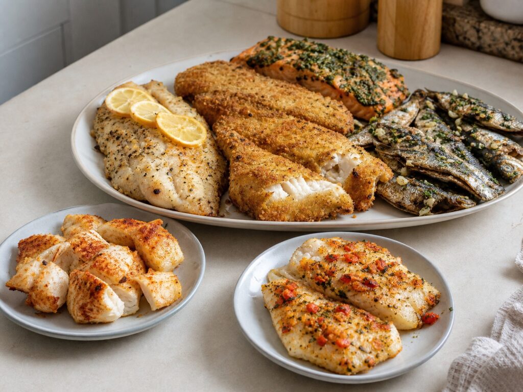 peixe na air fryer