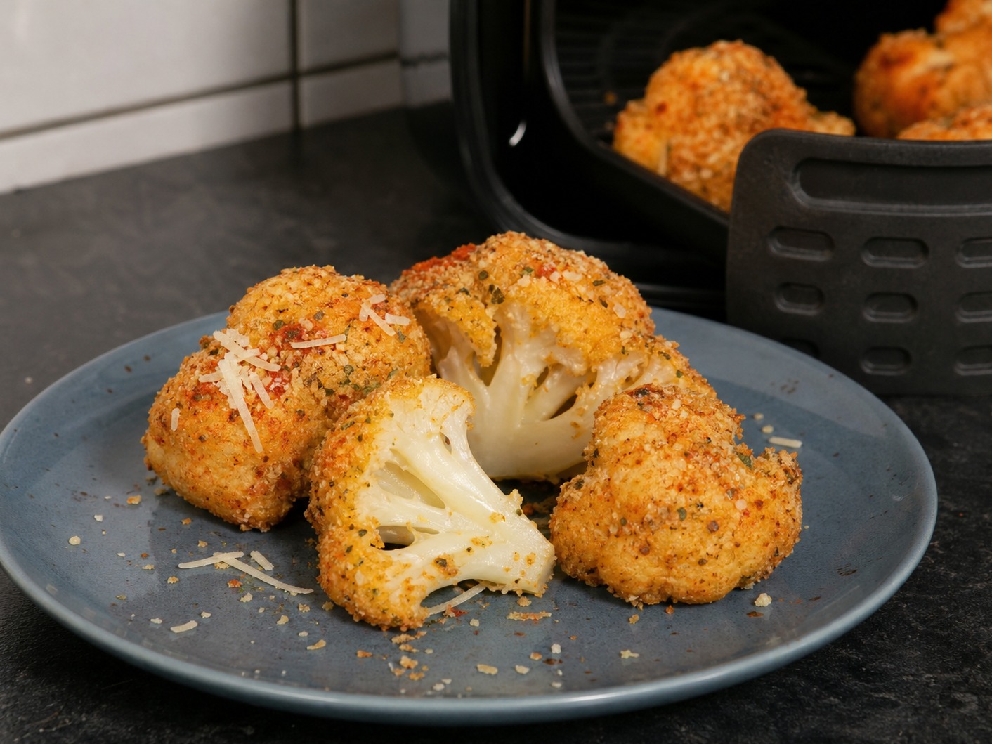 couve-flor na air fryer
