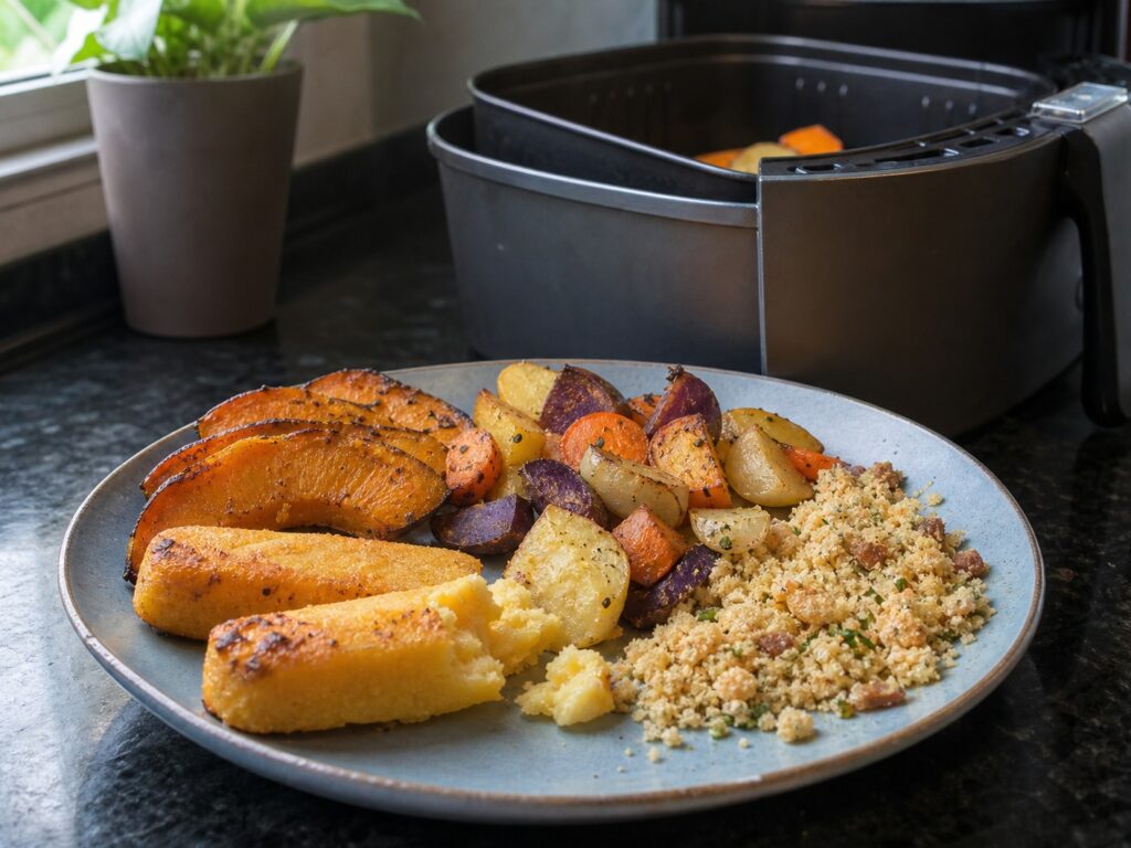 acompanhamentos na air fryer