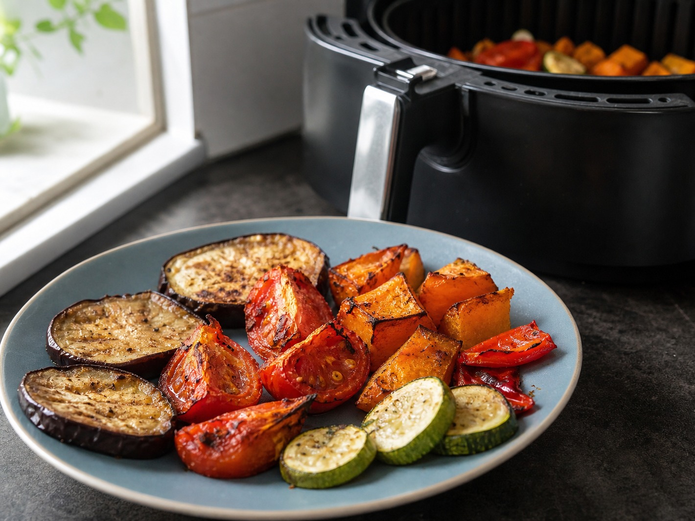 legumes assados na air fryer