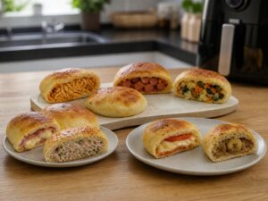 7 receitas de pão recheado na air fryer para a família