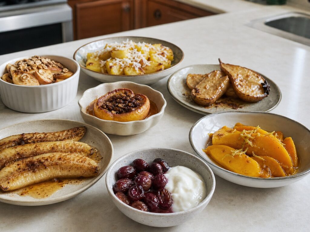 frutas na air fryer