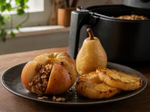 7 sobremesas com frutas na air fryer para variar o cardápio