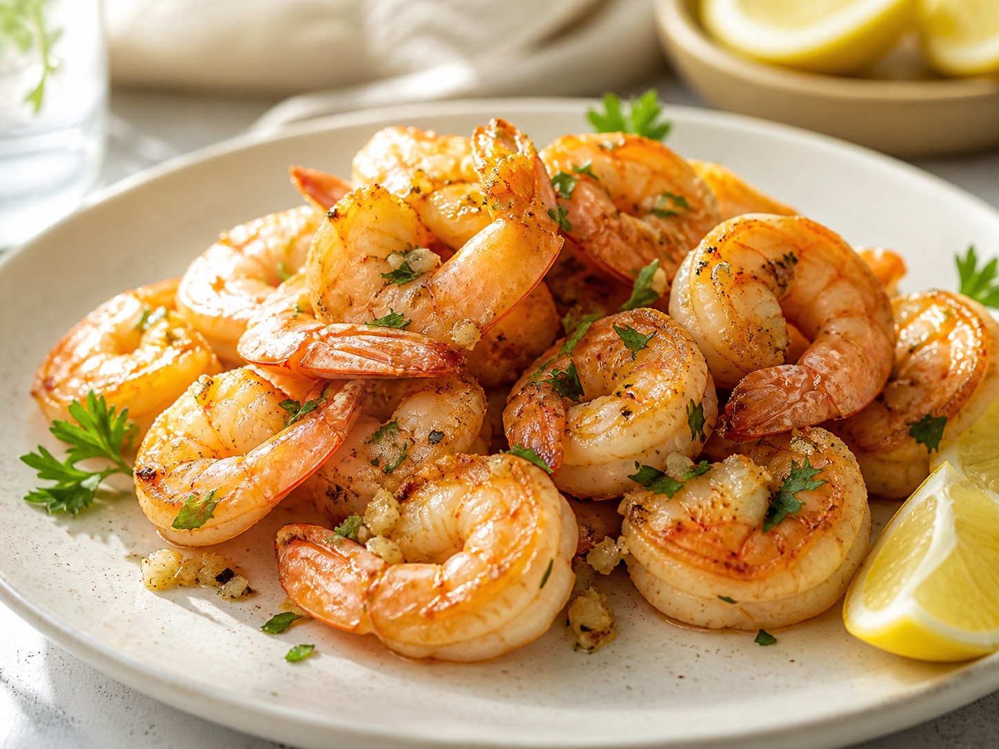 camarão na air fryer