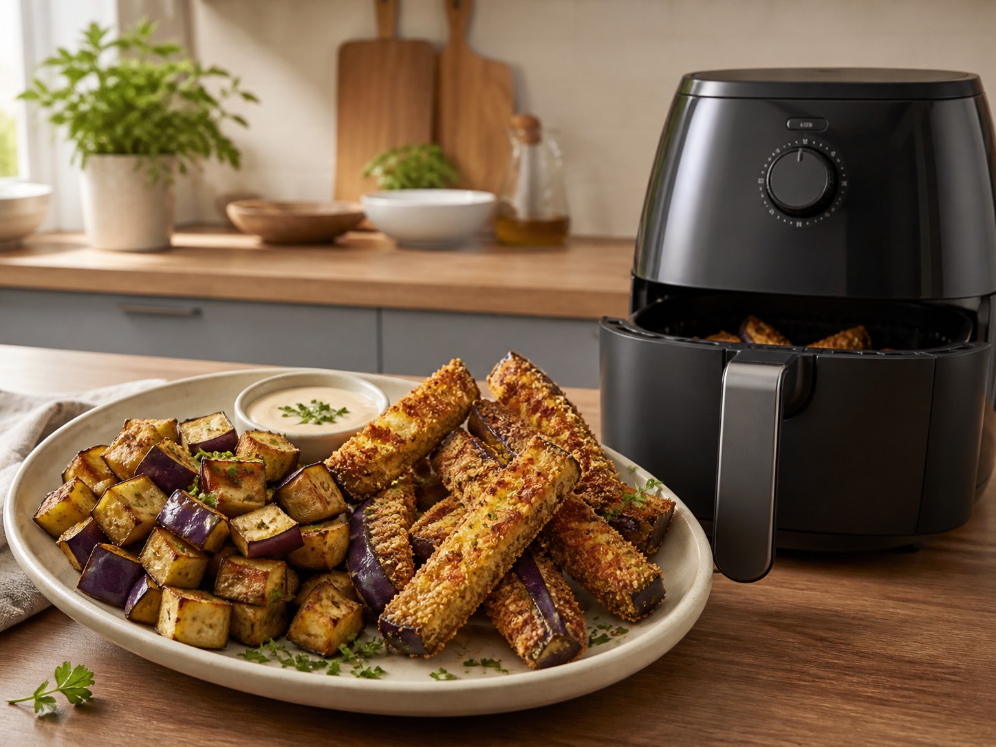 berinjela na air fryer