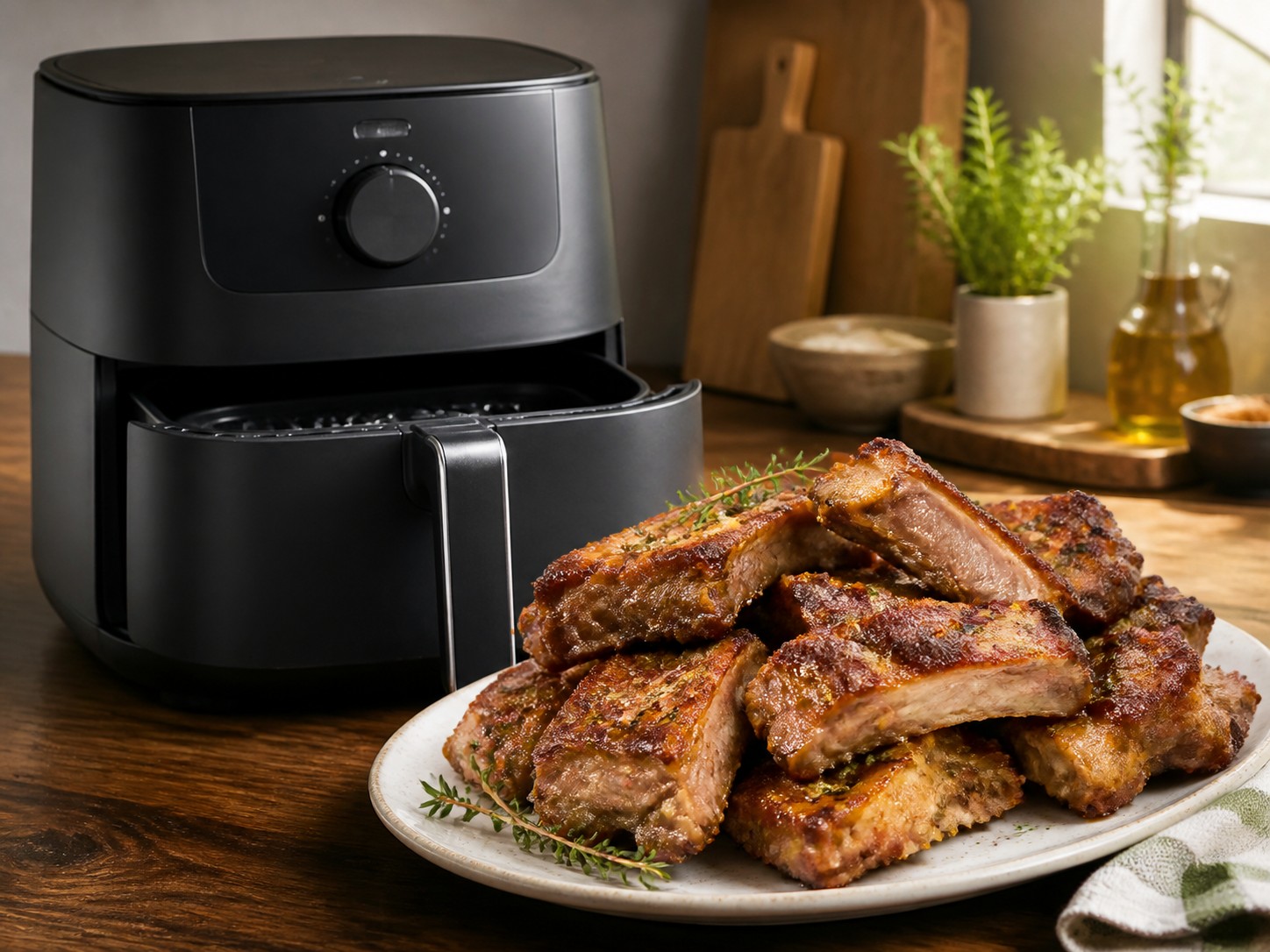 costelinha suína na air fryer