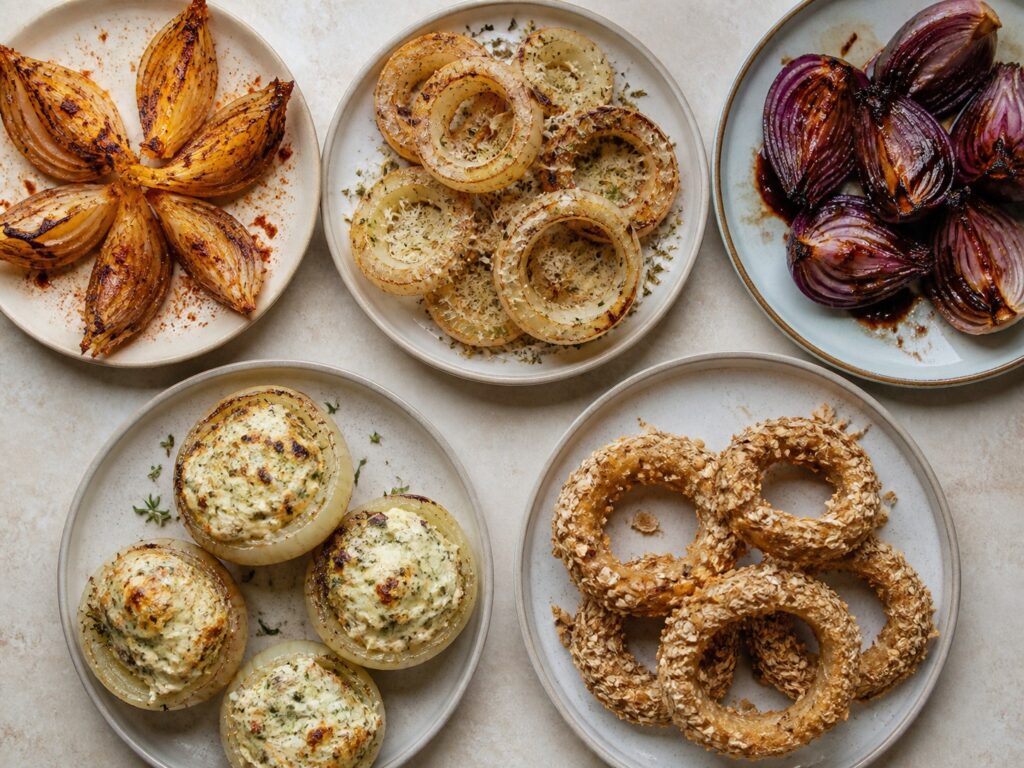 cebola na air fryer