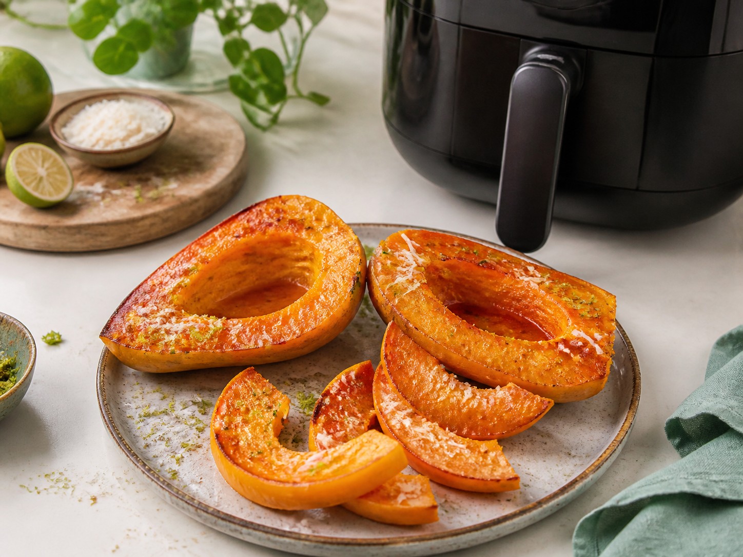 mamão na air fryer