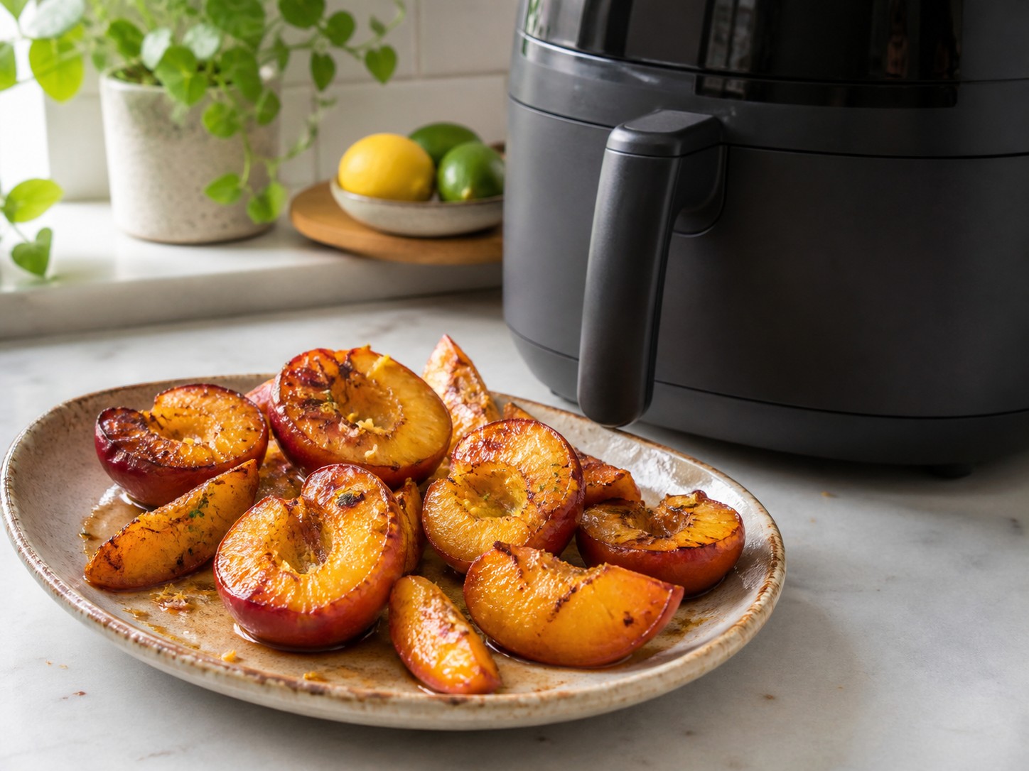nectarina na air fryer